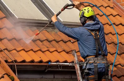 Démoussage et hydrofuge de toiture à Borville